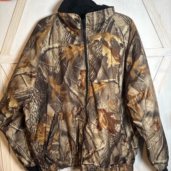 Camouflage Men's Puffer Jacket - Picture 1 of 4